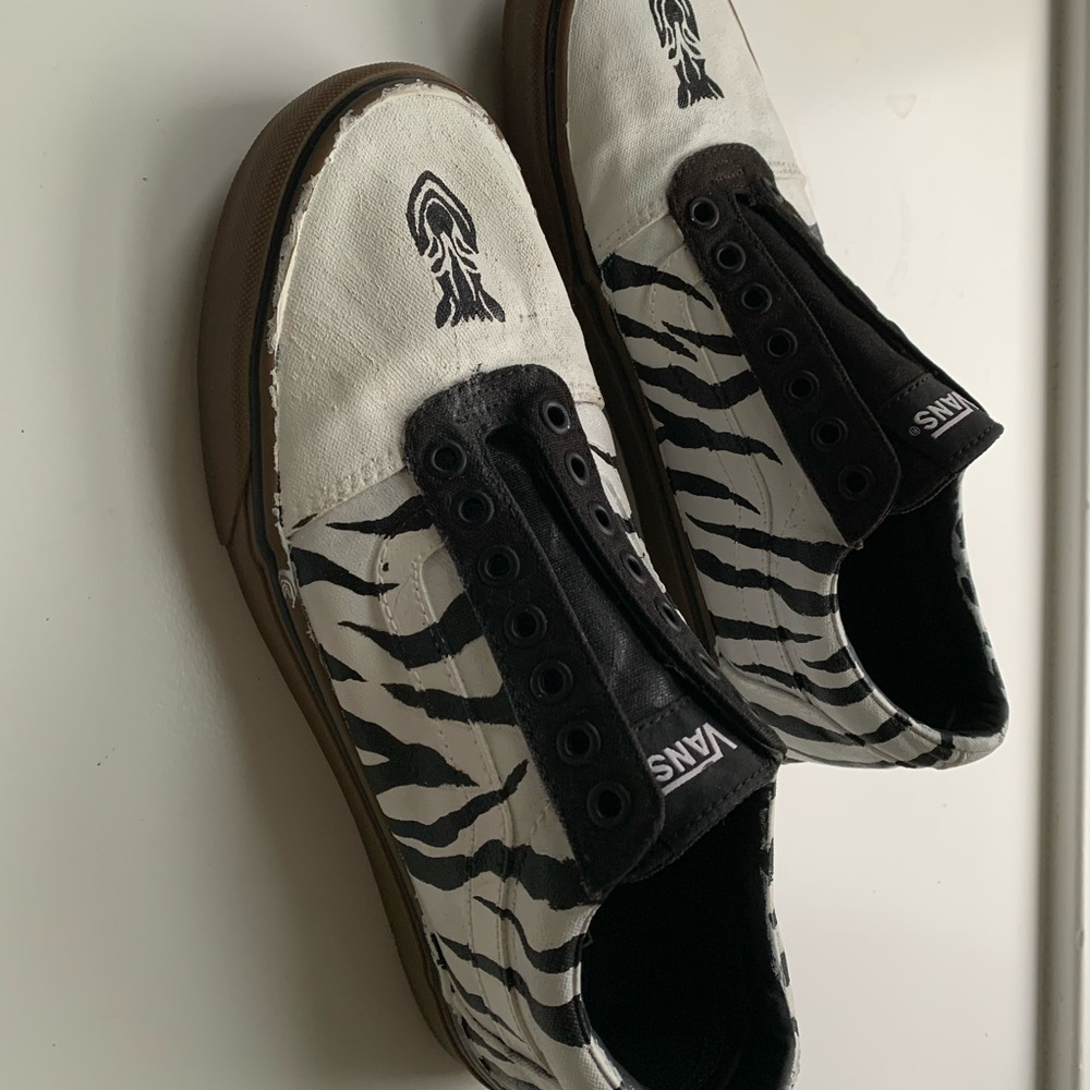 Zebra custom made vans